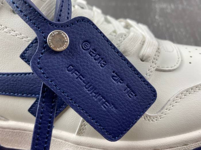 OFF-WHITE Out Of Office “OOO” Low Tops Dark Blue White EA001_0142