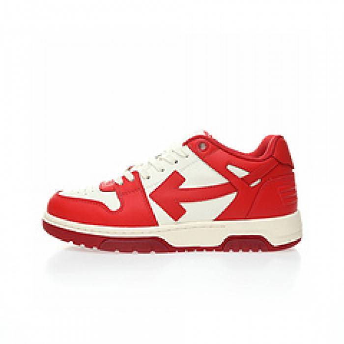 OFF-WHITE Out Of Office “OOO” Low Tops Red 239311708