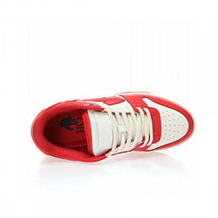 OFF-WHITE Out Of Office “OOO” Low Tops Red 239311708