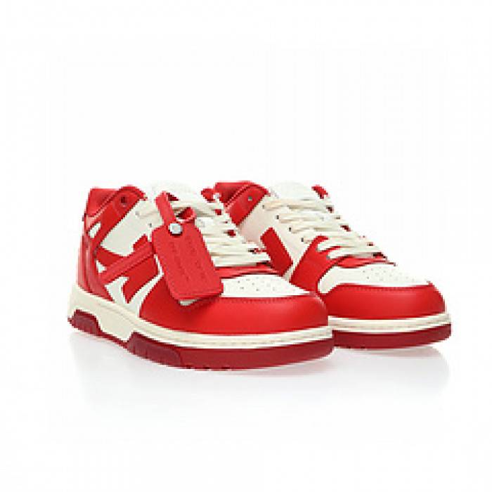 OFF-WHITE Out Of Office “OOO” Low Tops Red 239311708