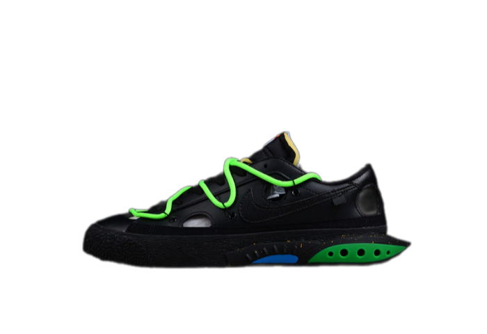 OFF WHITE Nike Blazer Low x 00F “Black / Green” DH7863-001