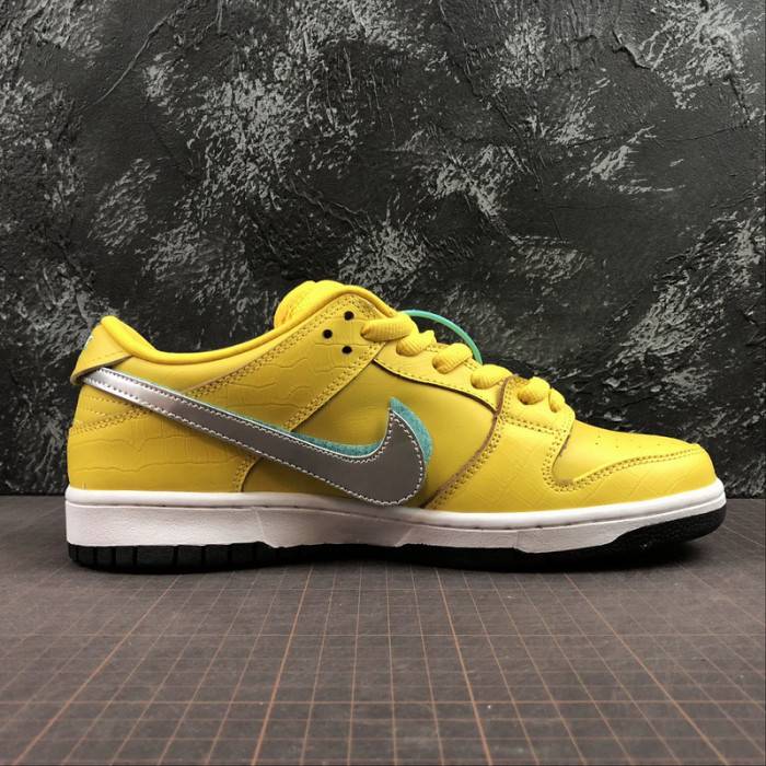 nike sb dunk low diamond S*pply co canary diamond (friends and family) bv1310-700