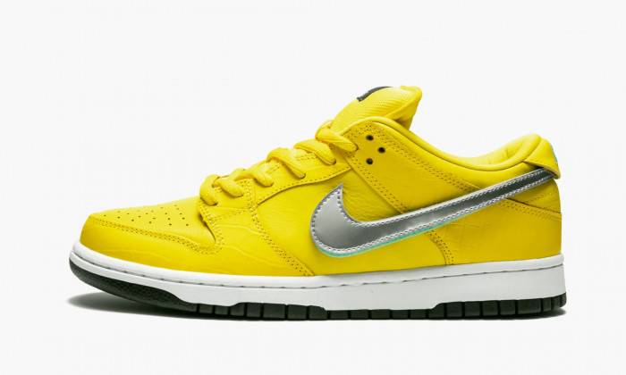 nike sb dunk low diamond S*pply co canary diamond (friends and family) bv1310-700